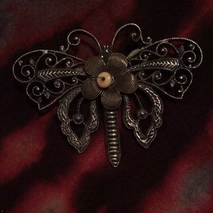 Butterfly brooch